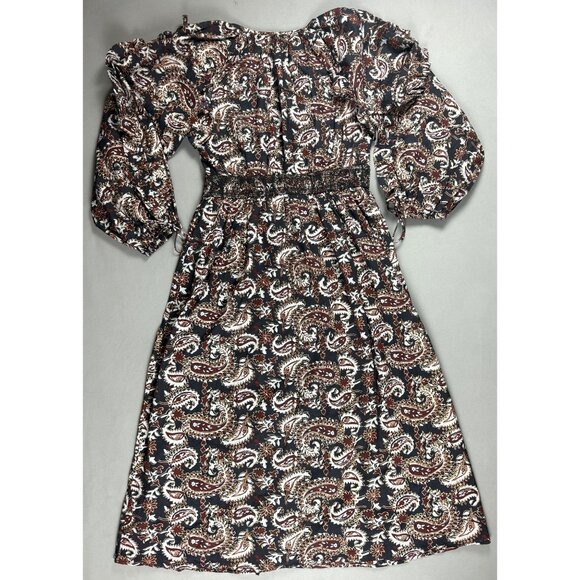 Cleobella Corrine Midi Dress in Avalon Block Print Sz L - Picture 3 of 11